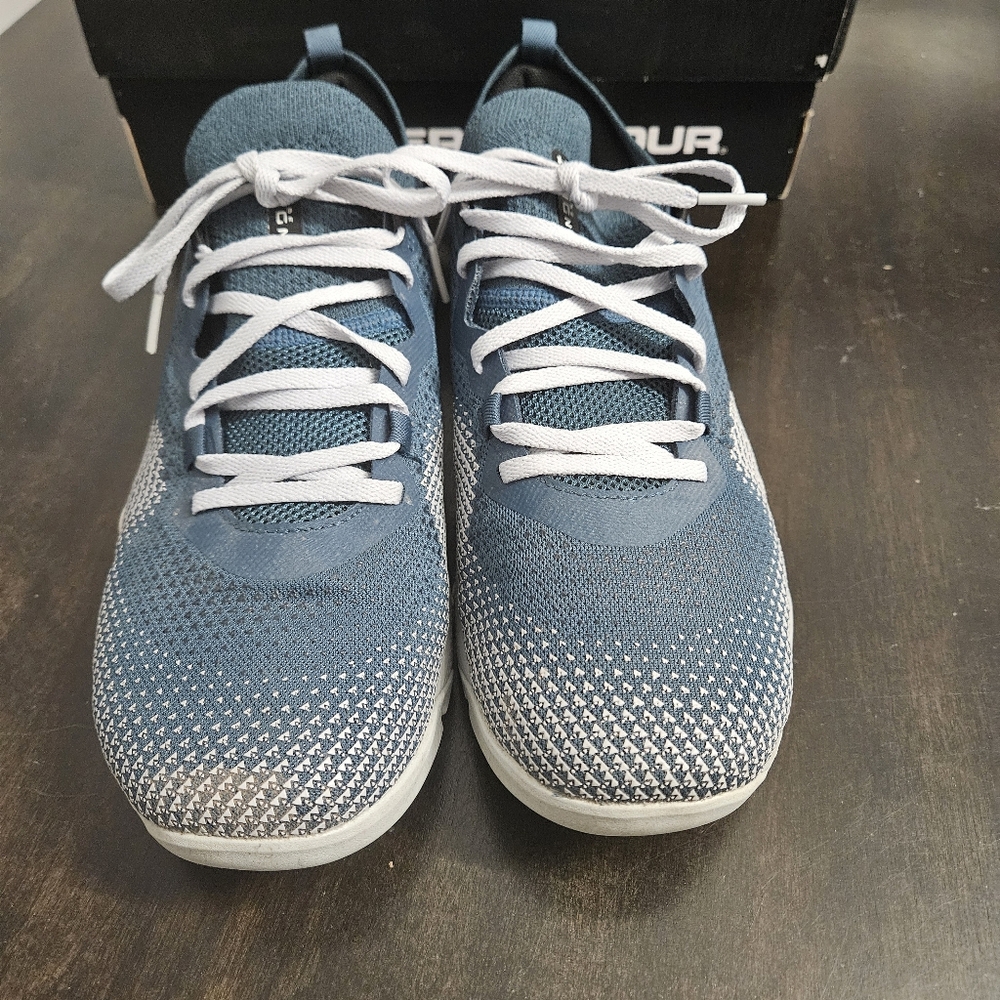 Men's Under Armour UA TriBase™ Reign 3 Blue/Gray Training Shoes 10.5 - Picture 7 of 12